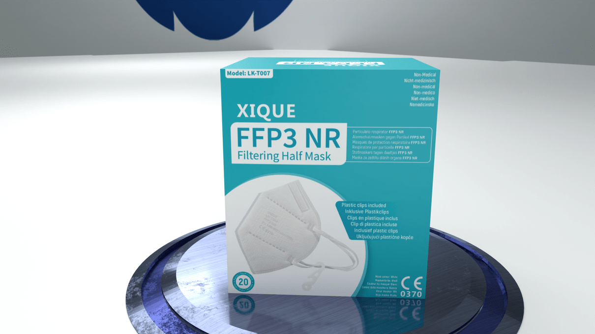 Xique - FFP3 Maske mit CE-Zertifikat